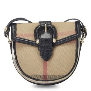 Burberry Beige Nova Check Buckle Crossbody Mini